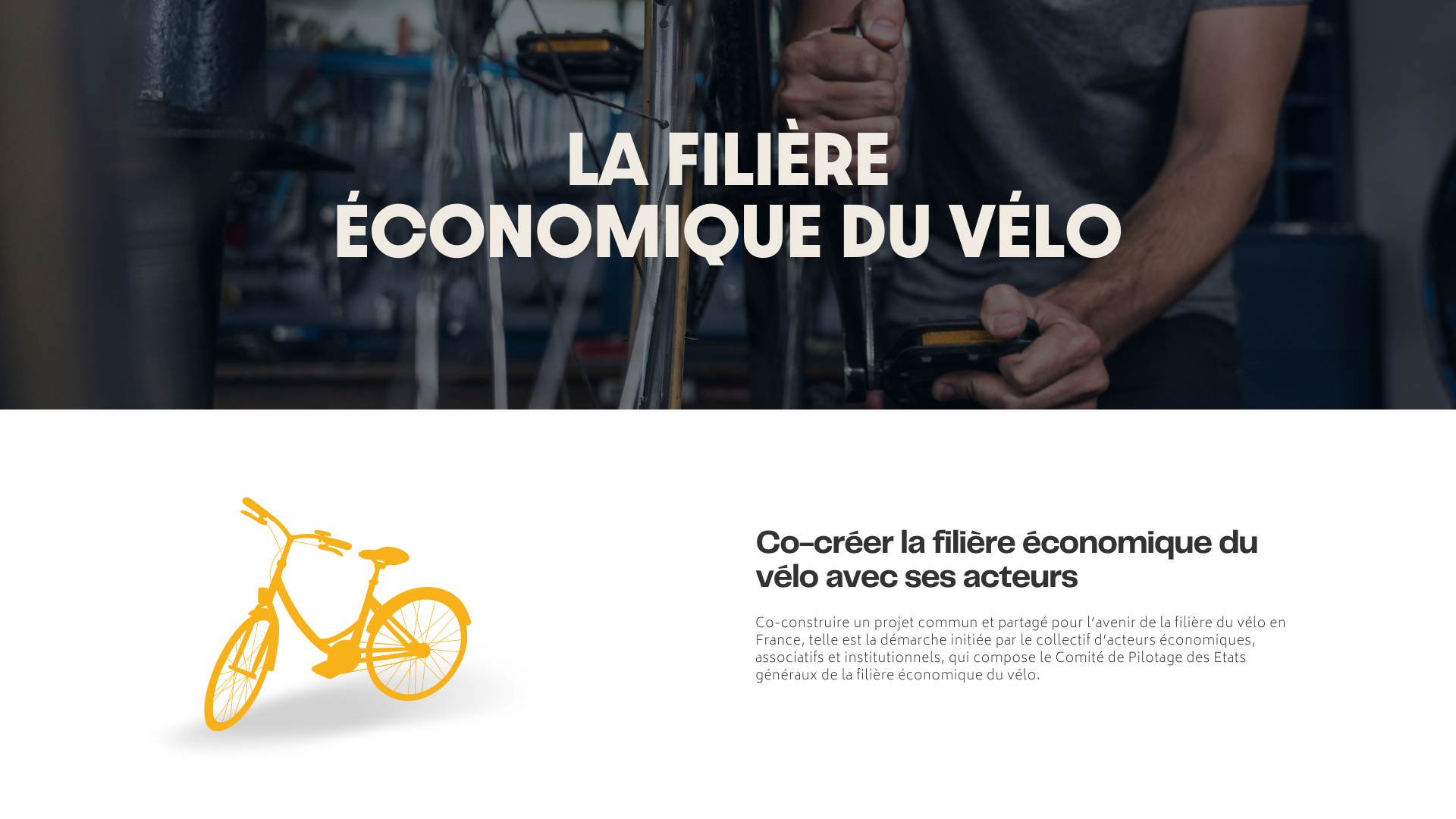 Filière économique du vélo
